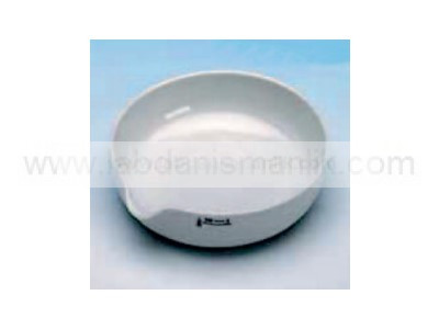 Porselen Kapsül, Kısa Düz Tabanlı 5 ml, Çap: 40 mm, Yükseklik: 9 mm