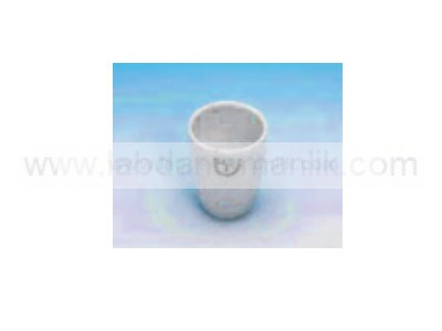 Porselen Kroze, Kısa Tip 11 ml, Çap: 35 mm, Yükseklik: 23 mm