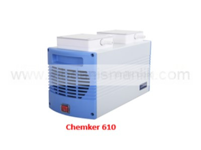 Chemker 610 Vakum Pompası, Kimyasala Dayanıklı ( Chemker Serisi ), Kapasite 30 Lt,  7 mbar, 1450 rpm