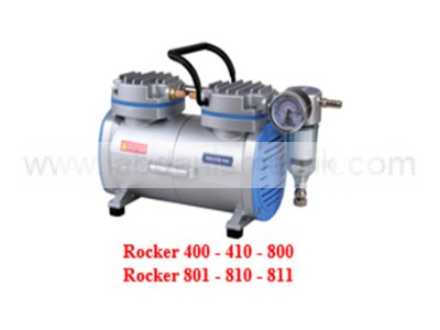 Rocker 810 Vakum Pompası, Yağsız,  Kapasite 50 Lt, 735 mm Hg (97,9 kPa), 220V/50 Hz, 1450 rpm