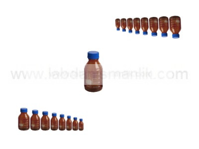 HPLC şişesi 100 ml, amber şişe