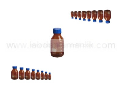 HPLC şişesi 250 ml, amber şişe