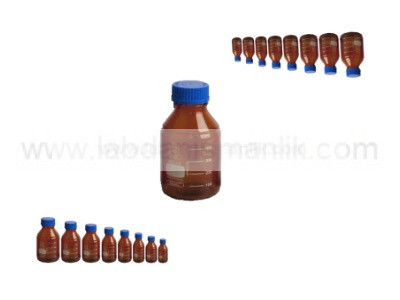 HPLC şişesi 500 ml, amber şişe