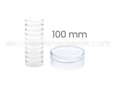 PETRİ KABI – Cam Petri Kabı 100 mm – Petri Kutusu Petri Dish 10 Adet/pk