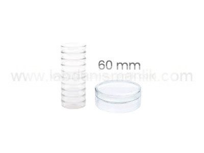 PETRİ KABI – Cam Petri Kabı 60 mm – Petri Kutusu Petri Dish 10 Adet/pk