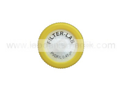 FİLTRE – HYDROPHILIC – PVDF Şırınga Filtre – non sterile – FILTER-LAB® 0.45 um Ø 25 mm  – 100 Adet / Pk.